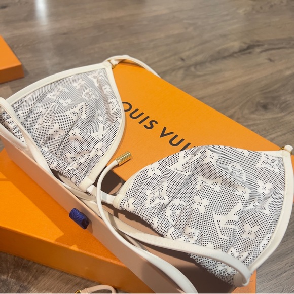 Authentic Louis Vuitton Matching Swimsuit-White - Picture 2 of 5
